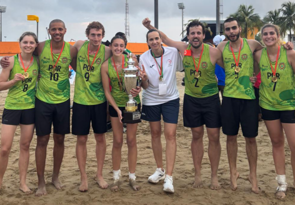 Portugal vencedor da IKF Beach Korfball World Cup
