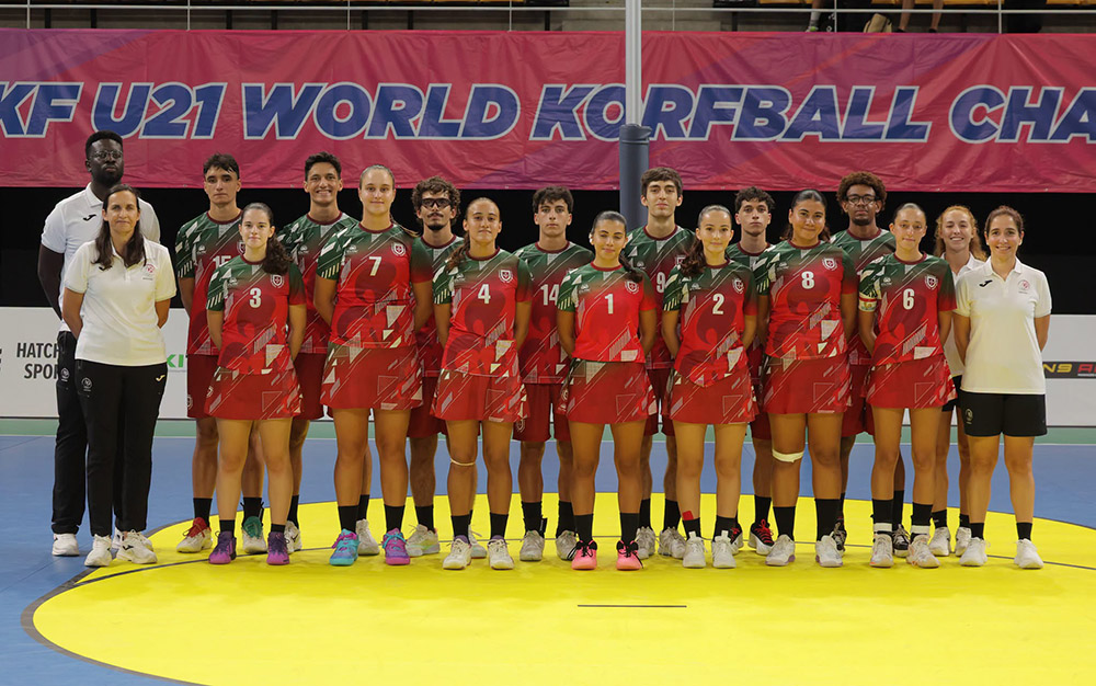 Portugal termina em 6.º lugar no IKF U21 World Korfball Championship