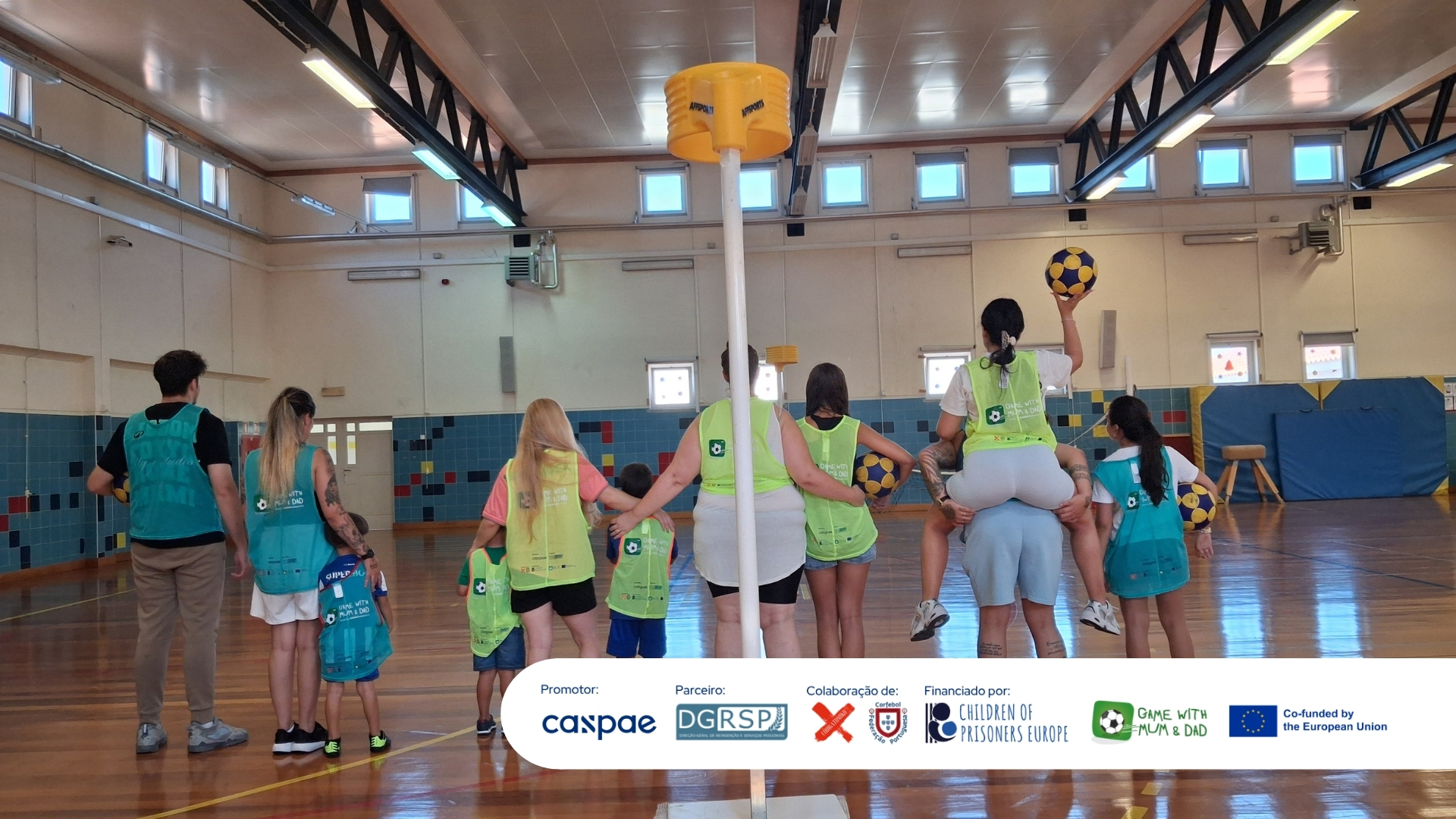 Corfebol aproxima pais e filhos no Estabelecimento Prisional de Paços de Ferreira